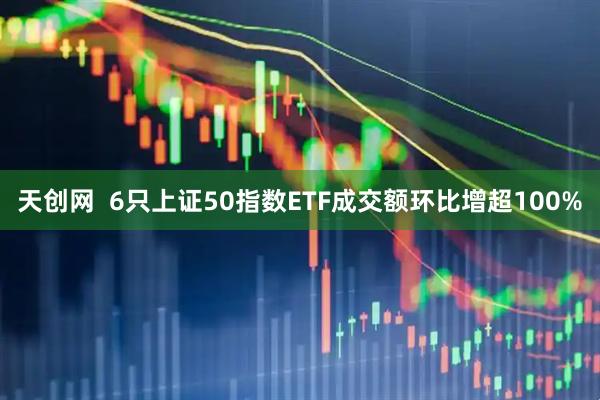天创网  6只上证50指数ETF成交额环比增超100%